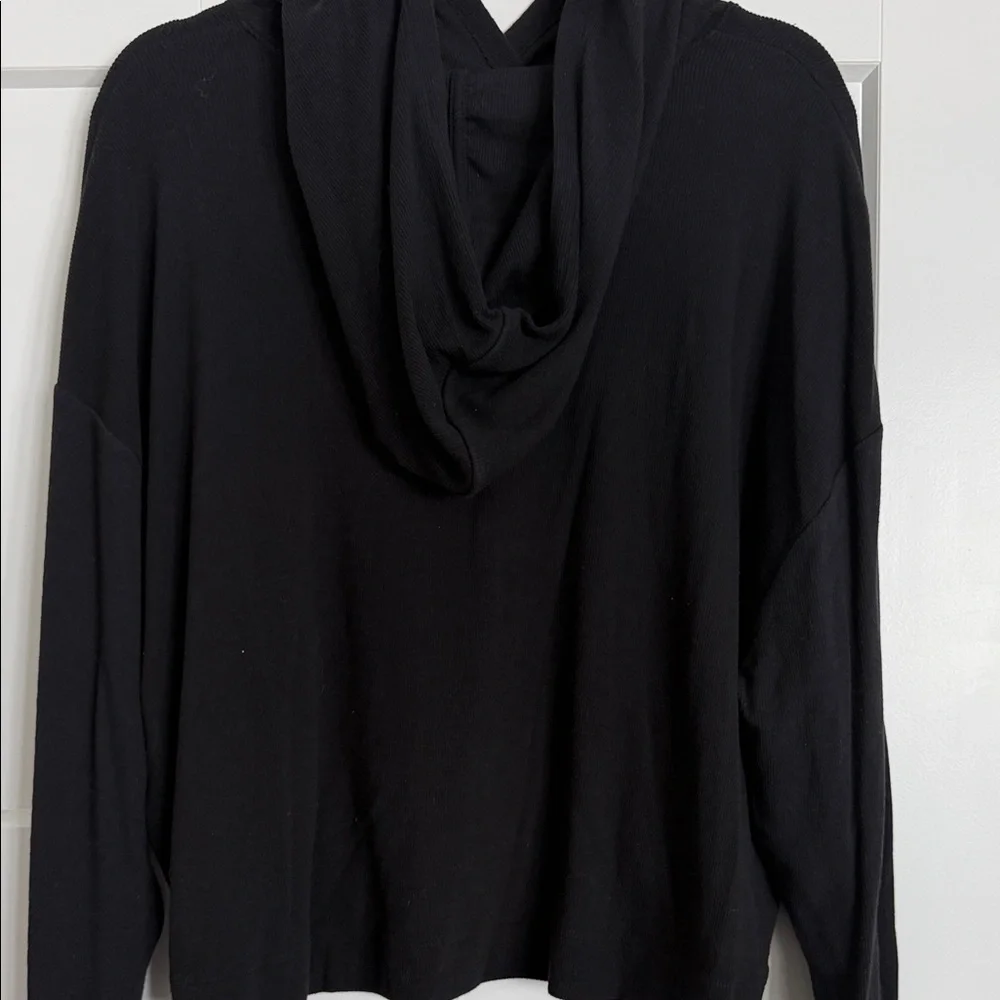 Athleta Black Hooded Top - Picture 3 of 3
